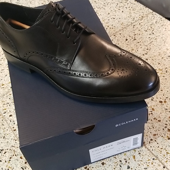 Cole Haan Harrison Grand Wing Tip dress shoes - Picture 2 of 4